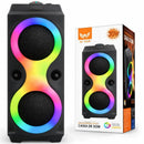 Caixa de Som Portátil Bluetooth com LED RGB AL-3828 - Altomex
