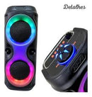 Caixa de Som Portátil Bluetooth com LED RGB AL-3828 - Altomex
