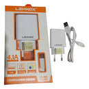 Carregador Rápido V8 Micro 4,1A Lehmox LE - 495