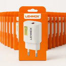 Fonte USB Carregamento Rápido Lehmox - LE-521-1