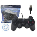 Controle USB Preto Compatível Computadores PS2